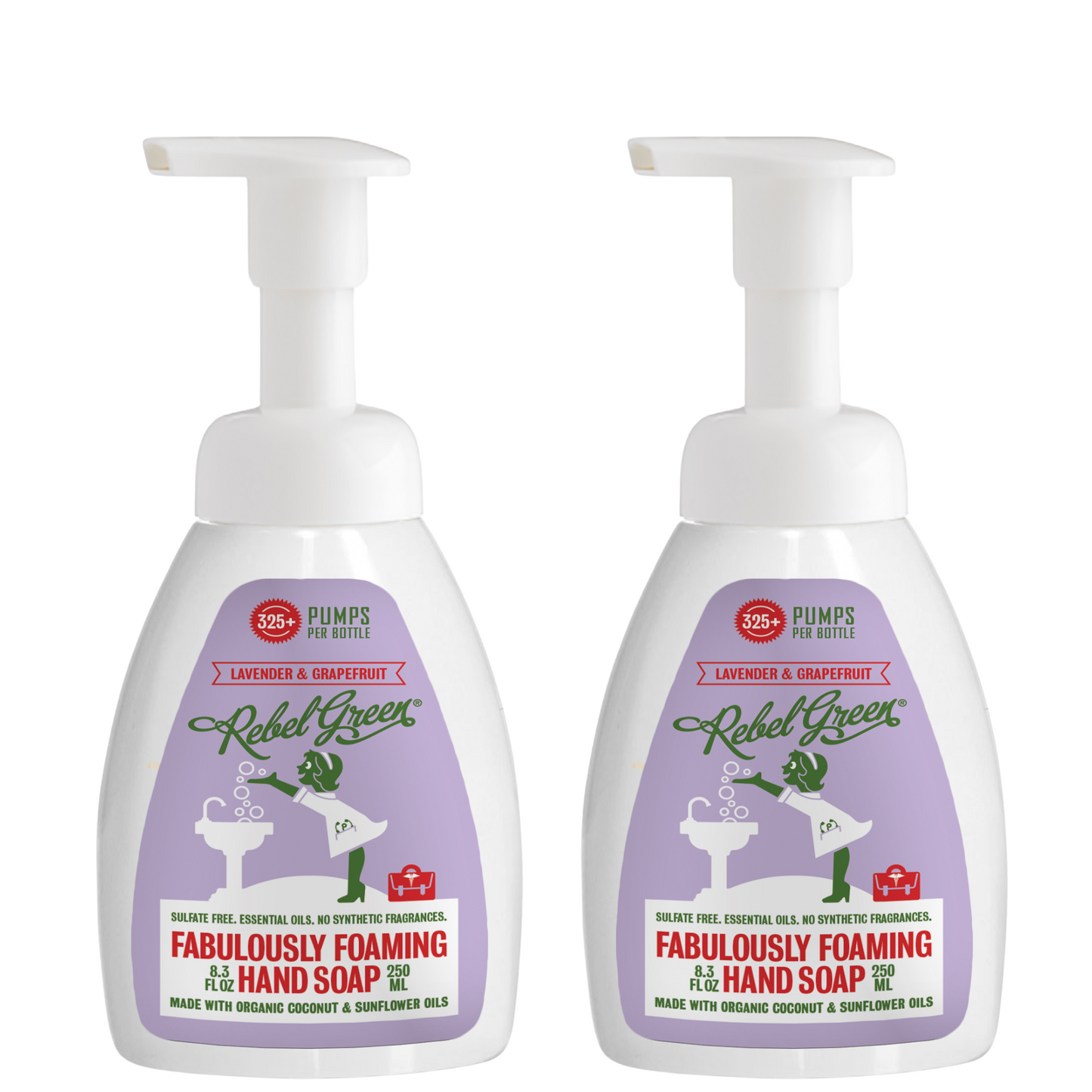 Fabulously Foaming Hand Soap - Lavender & Grapefruit 8.3 oz (2 pk)
