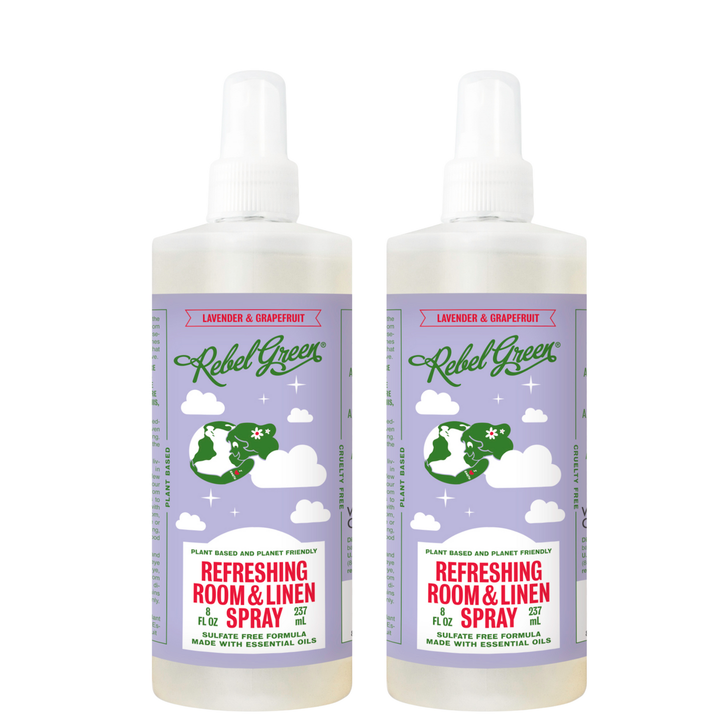 Refreshing Room & Linen Spray - Lavender & Grapefruit 8 oz (2 pk)