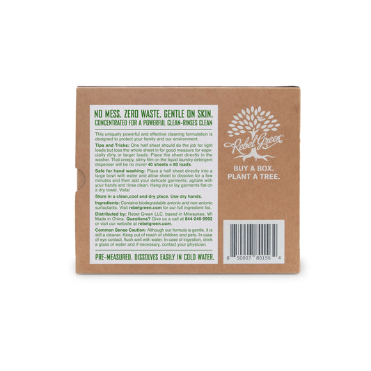 Small But Mighty Laundry Detergent Sheets (1 pk)