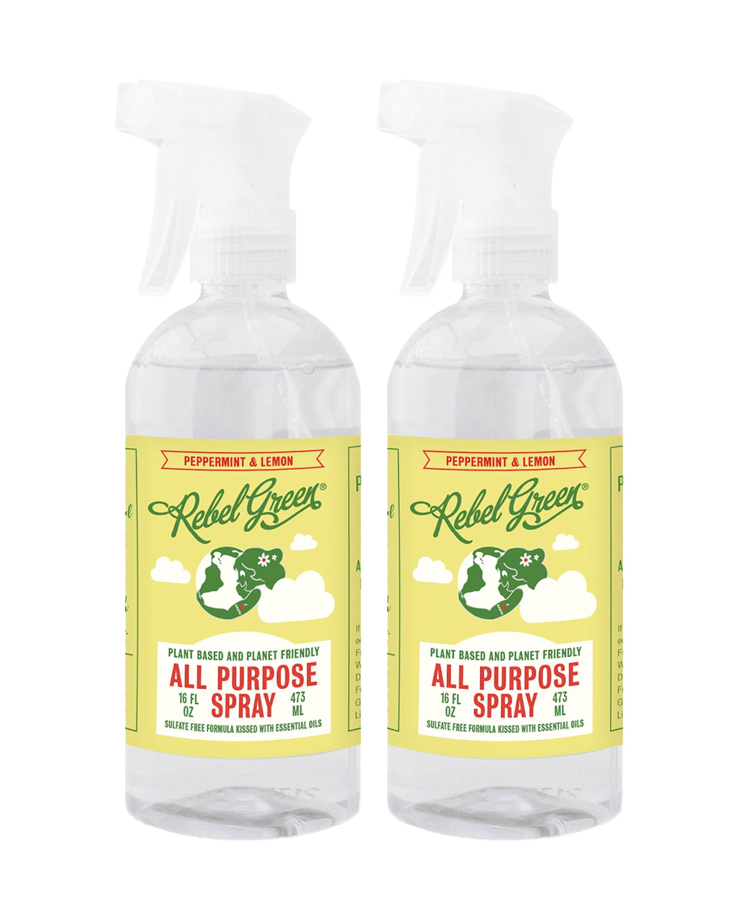 All Purpose Spray - Peppermint & Lemon 16 oz (2pk)