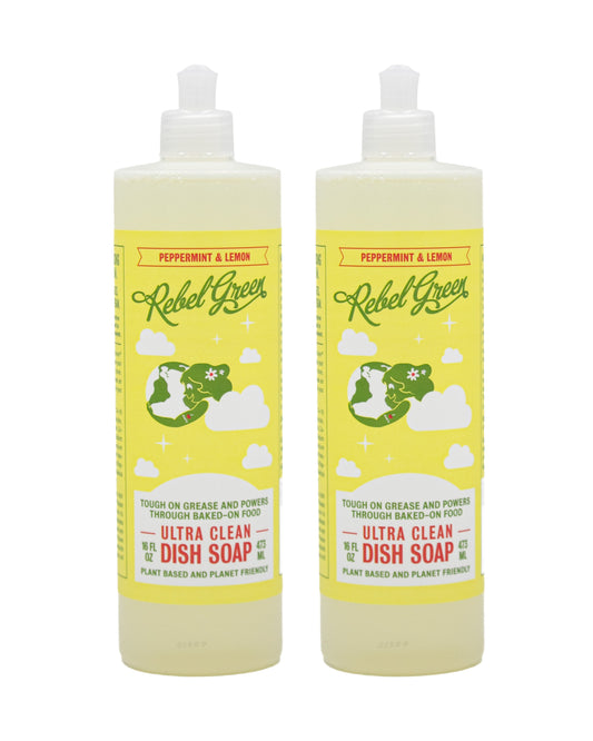 Super Deluxe Dish Soap - Peppermint & Lemon 16 oz (2 pk)