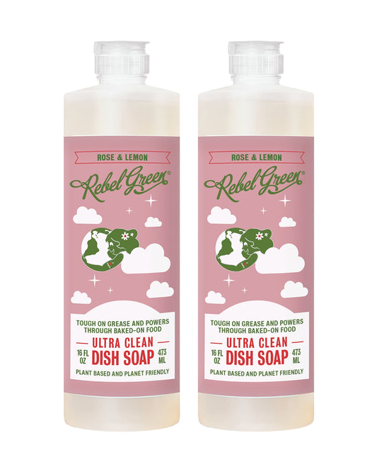 Super Deluxe Dish Soap - Rose Lemon 16 oz (2 pk)