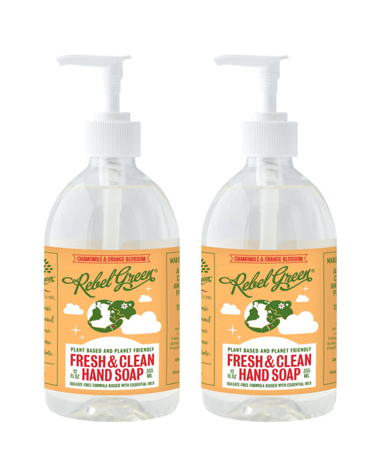 Fresh & Clean Hand Soap - Chamomile & Orange Blossom 12 oz (2 pk)
