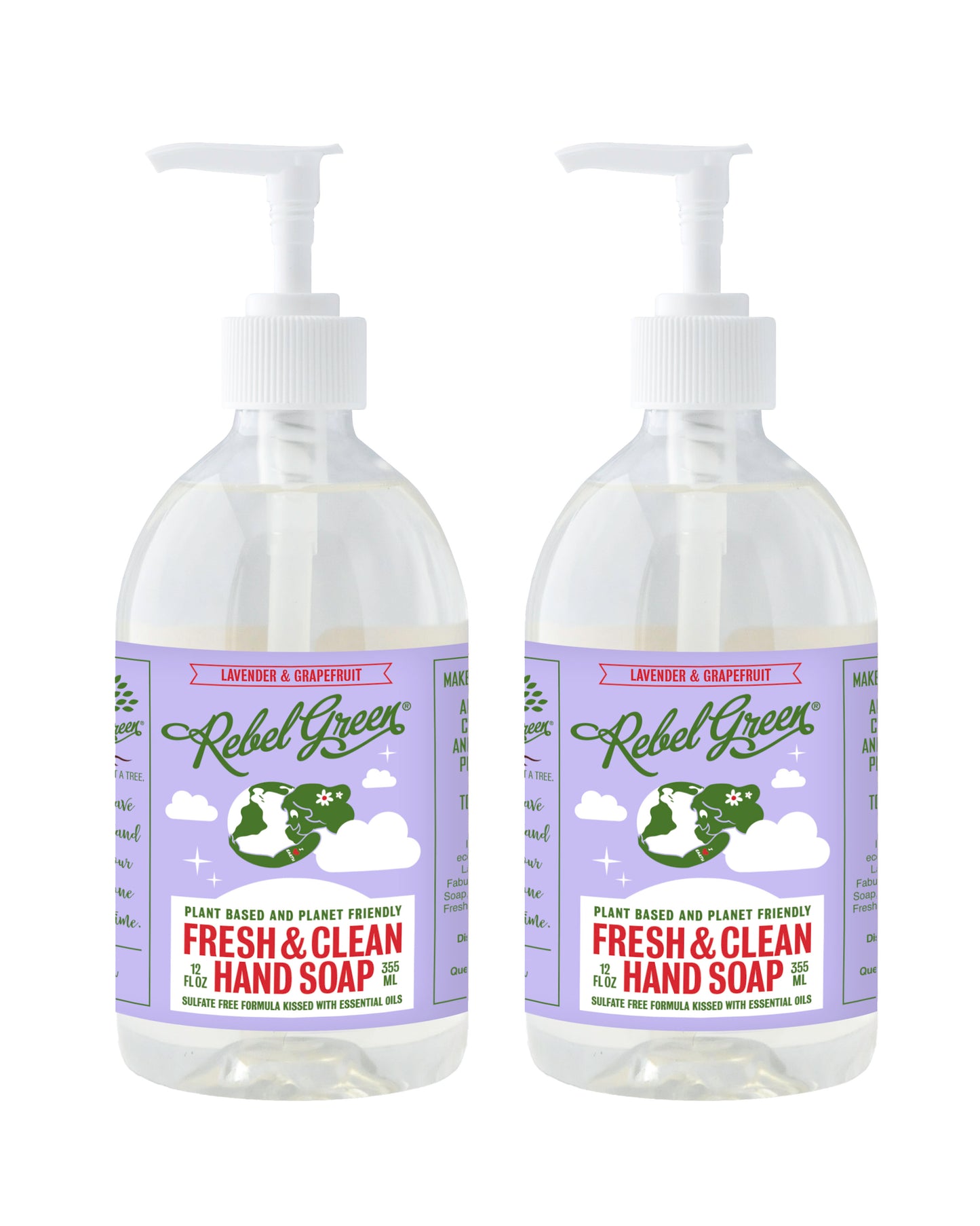 Fresh & Clean Hand Soap - Lavender & Grapefruit 12 oz (2 pk)