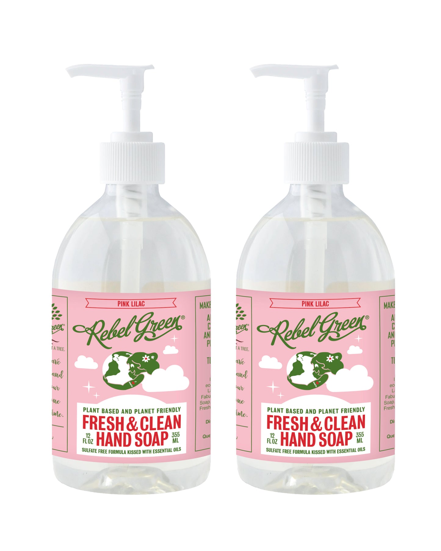 Fresh & Clean Hand Soap - Pink Lilac 12 oz