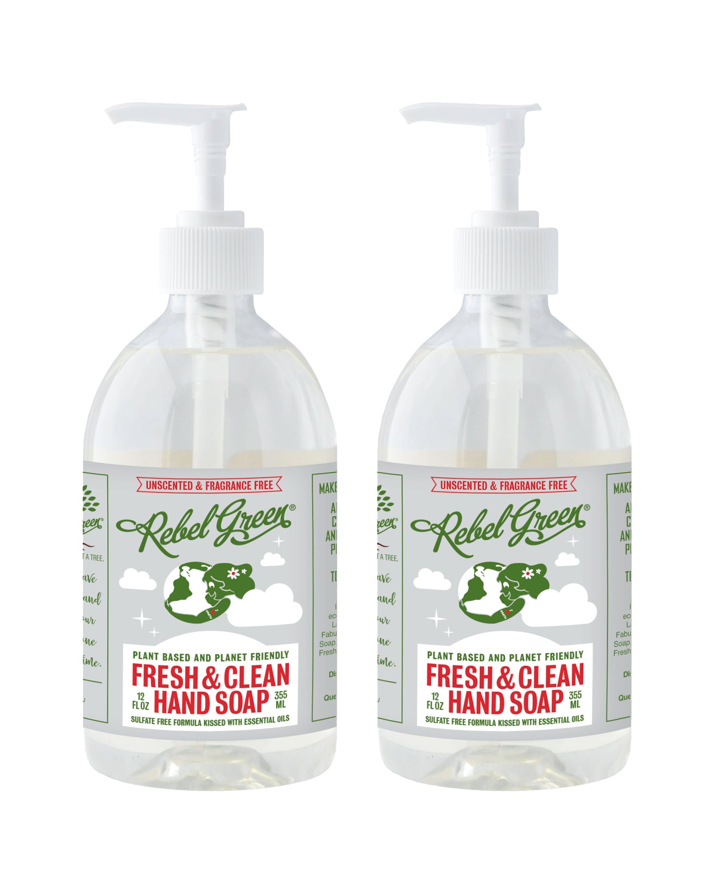 Fresh & Clean Hand Soap - Unscented 12 oz (2 pk)