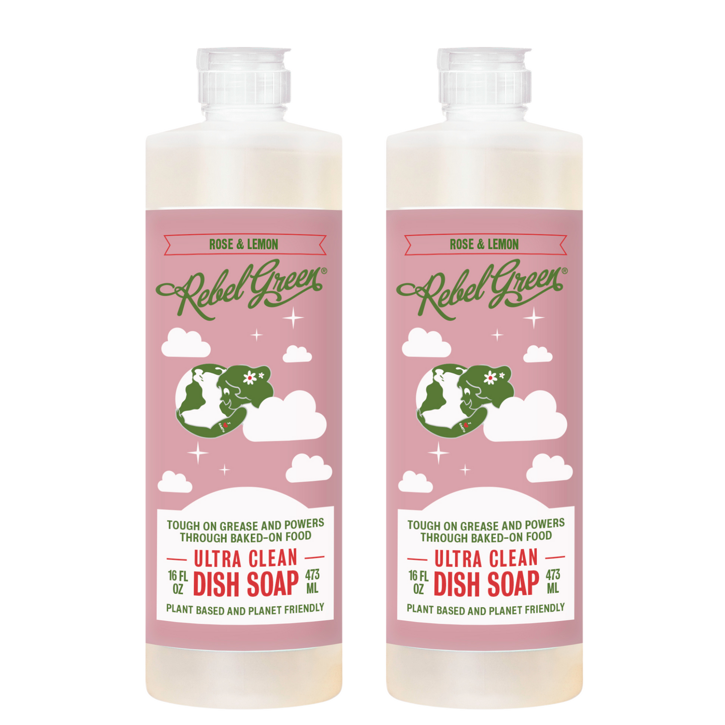 Super Deluxe Dish Soap - Rose Lemon 16 oz (2 pk)
