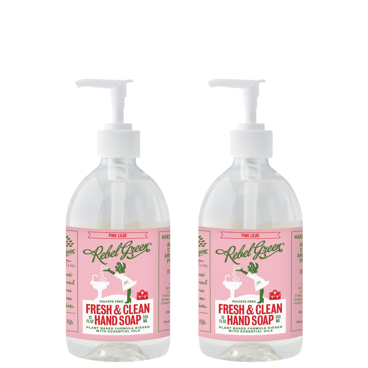 Fresh & Clean Hand Soap - Pink Lilac 12 oz