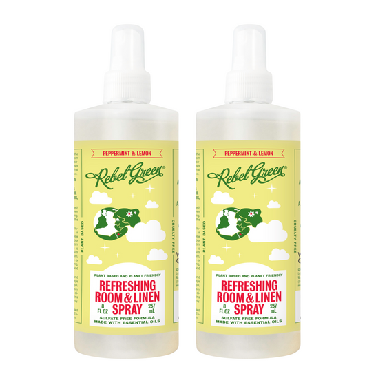 Refreshing Room & Linen Spray - Peppermint & Lemon 8 oz (2 pk)