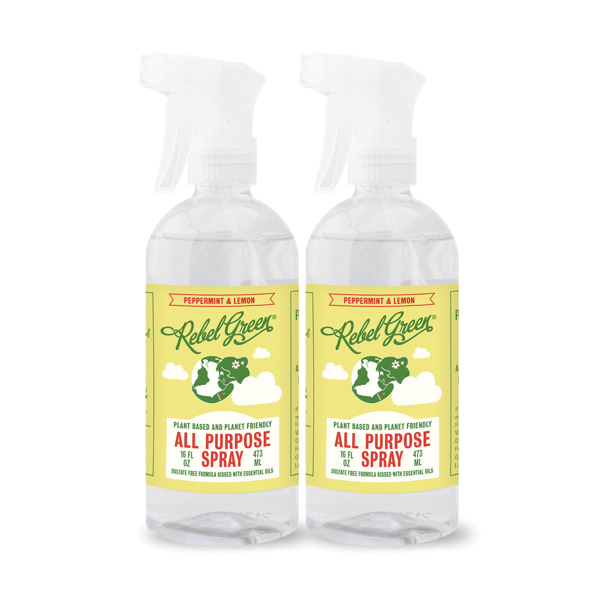 All Purpose Spray - Peppermint & Lemon 16 oz (2pk)