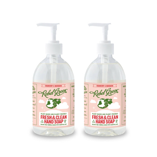 Fresh & Clean Hand Soap - Cranberry & Mandarin 12 oz