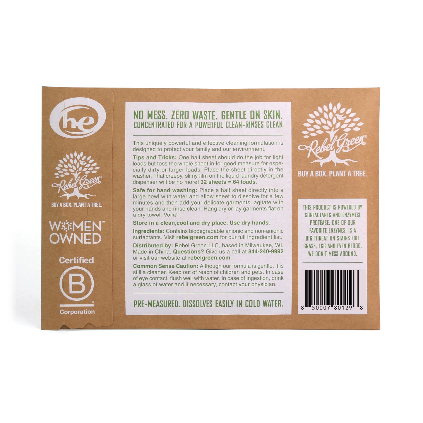 Small But Mighty Laundry Detergent Sheets- Frankincense 32ct