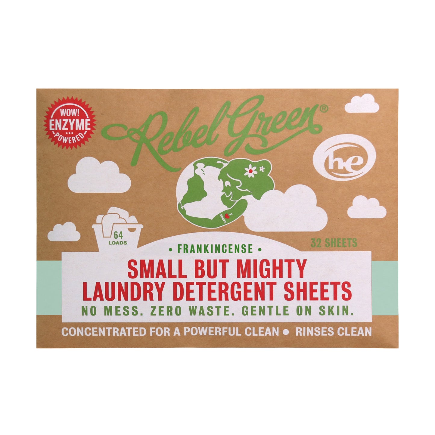 Small But Mighty Laundry Detergent Sheets- Frankincense 32ct