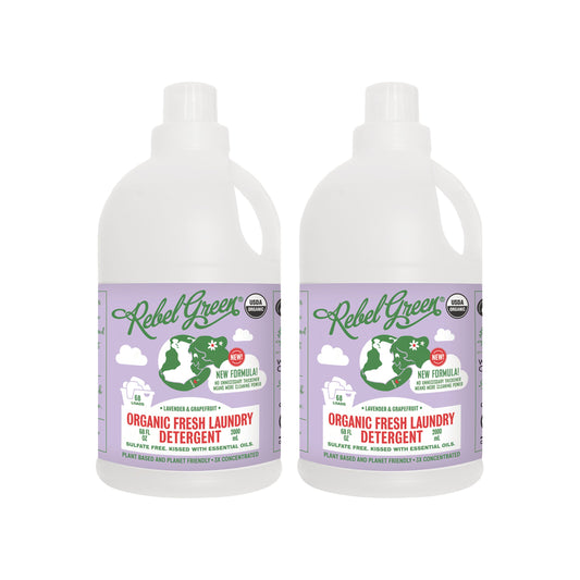 Organic Fresh Laundry Detergent - Lavender & Grapefruit 68 oz (2 pk)