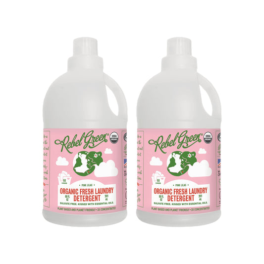 Organic Fresh Laundry Detergent - Pink Lilac 68 oz (2 pk)