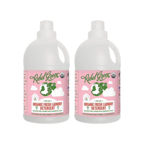Organic Fresh Laundry Detergent - Pink Lilac 68 oz (2 pk)