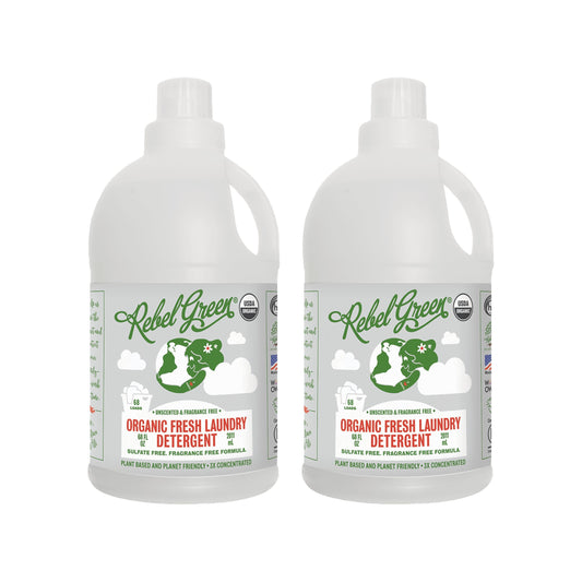 Organic Fresh Laundry Detergent - Unscented 68 oz (2 pk)