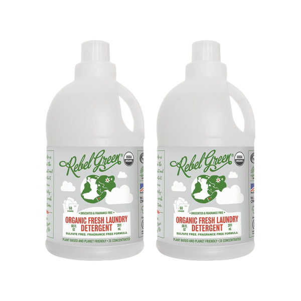 Organic Fresh Laundry Detergent - Unscented 68 oz (2 pk)