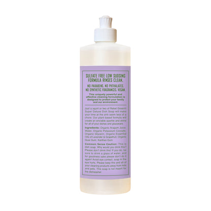 Organic Ultra Clean Dish Soap - Lavender & Grapefruit 16oz