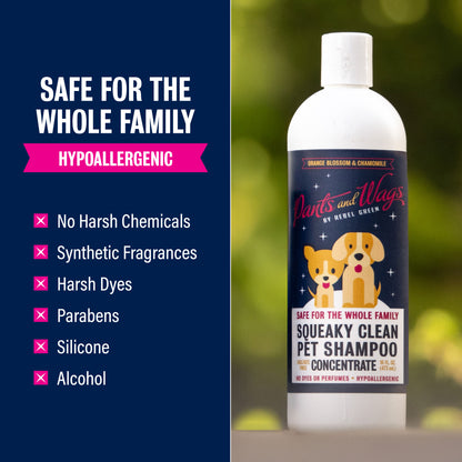 Squeaky Clean Pet Shampoo Concentrate 16oz - 2pk