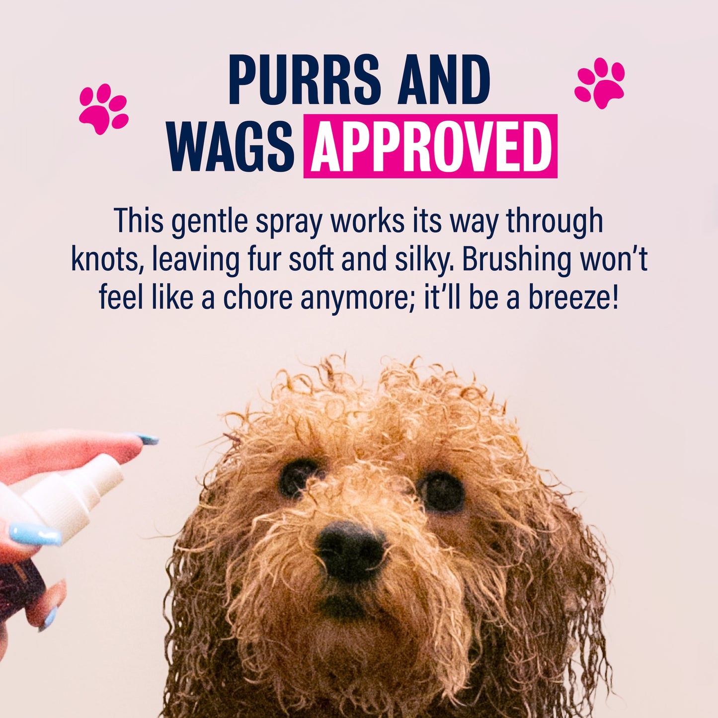 Doggie Detangler Anti-Itch n’ Scratch Dematting Spray 8oz - 2pk