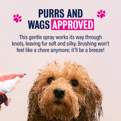 Doggie Detangler Anti-Itch n’ Scratch Dematting Spray 8oz - 2pk
