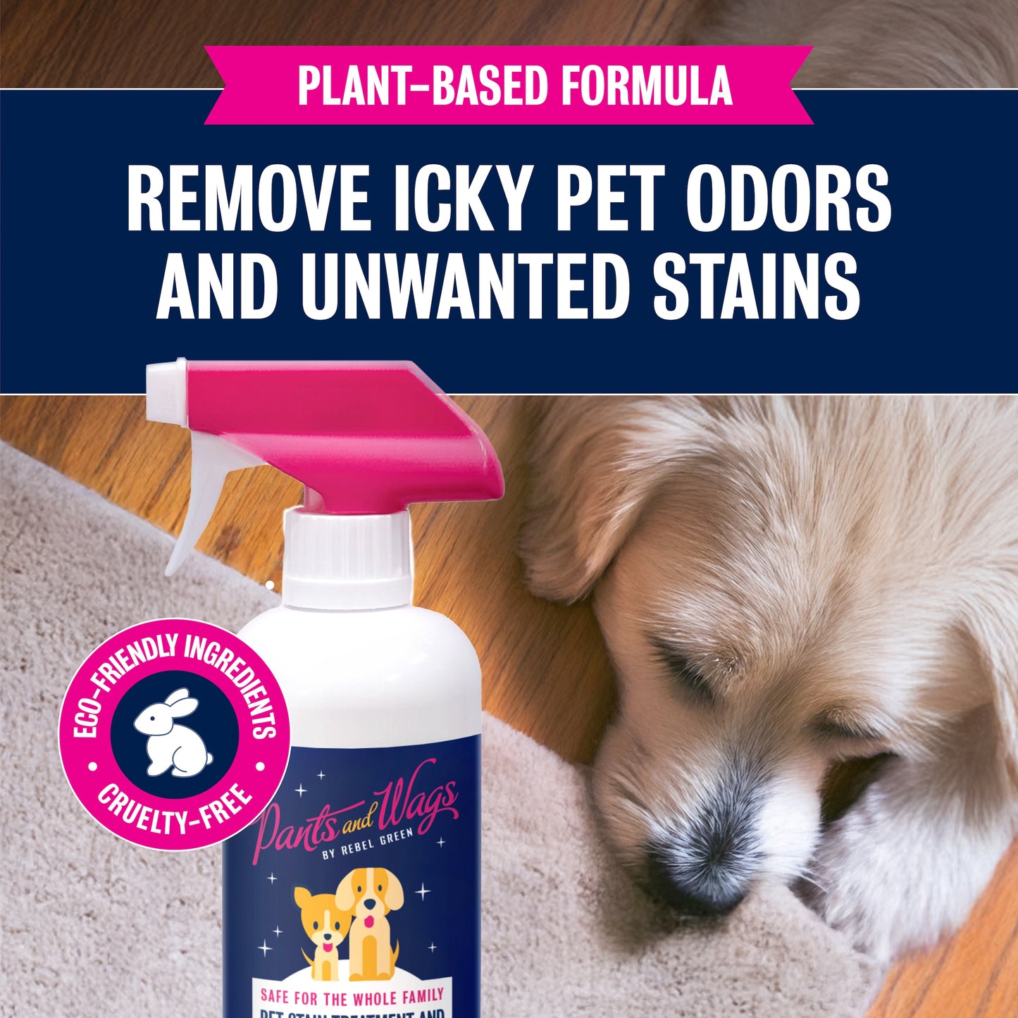 Magical Pet Stain Treatment & Odor Destroyer 16oz - 2pk