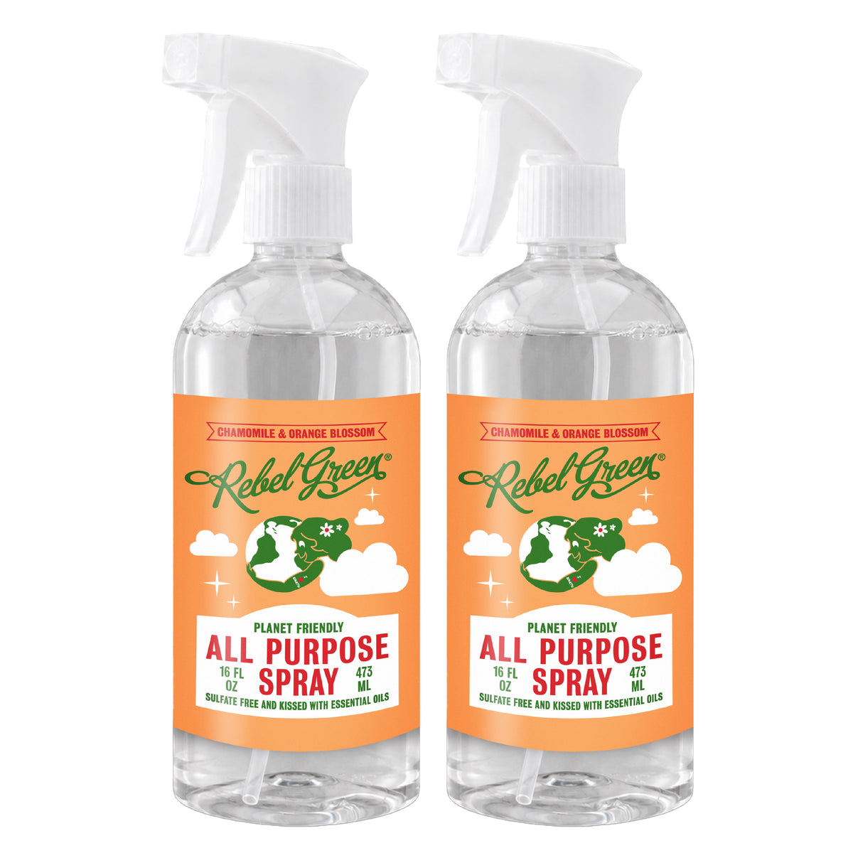 All Purpose Spray - Chamomile & Orange Blossom 16oz 2-Pack