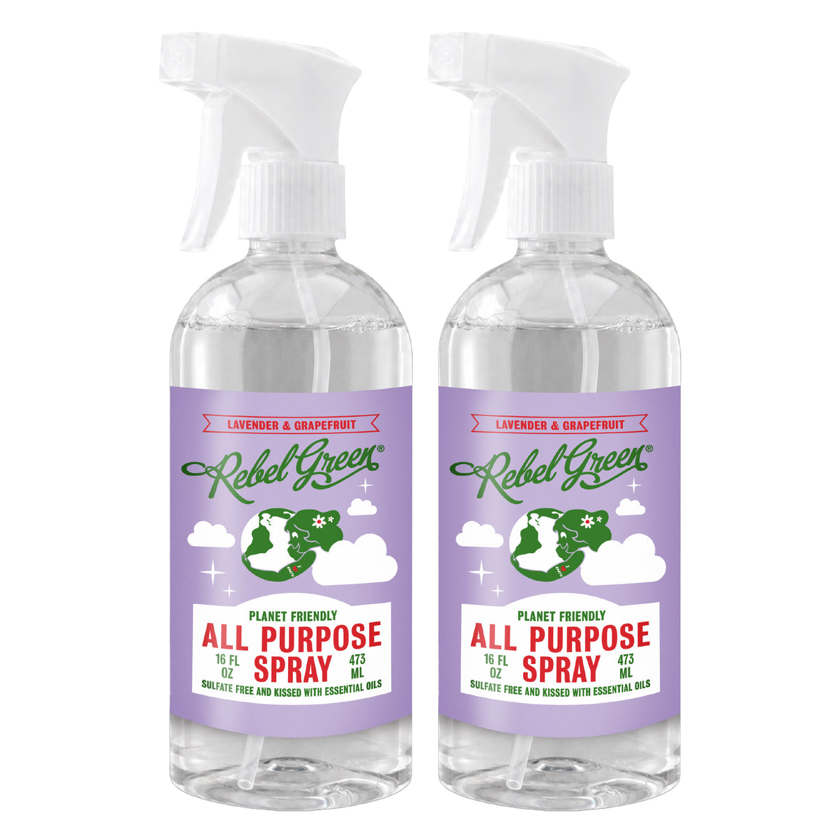 All Purpose Spray - Lavender & Grapefruit 16oz 2-Pack
