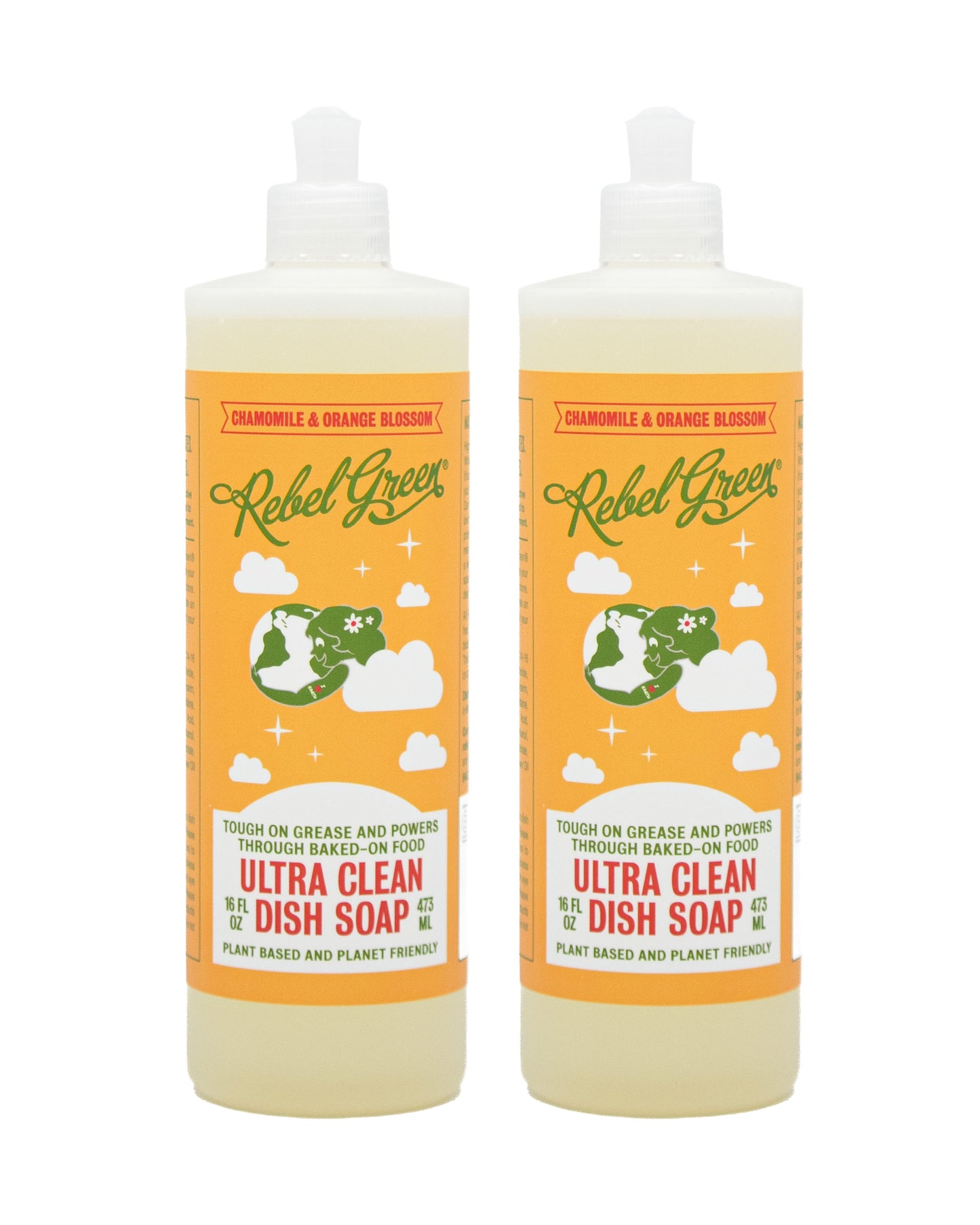 Super Deluxe Dish Soap - Chamomile & Orange Blossom 16 oz (2 pk)
