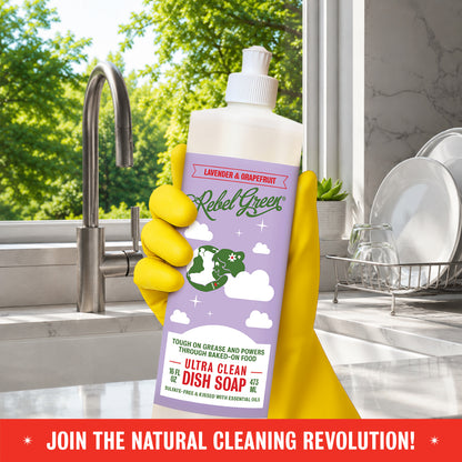 Ultra Clean Dish Soap - Lavender & Grapefruit 16oz 2-Pack