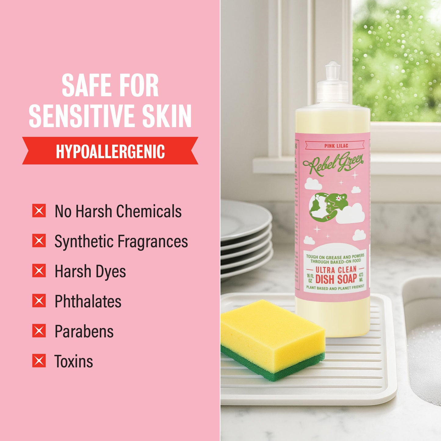 Super Deluxe Dish Soap - Pink Lilac 16 oz (2 pk)