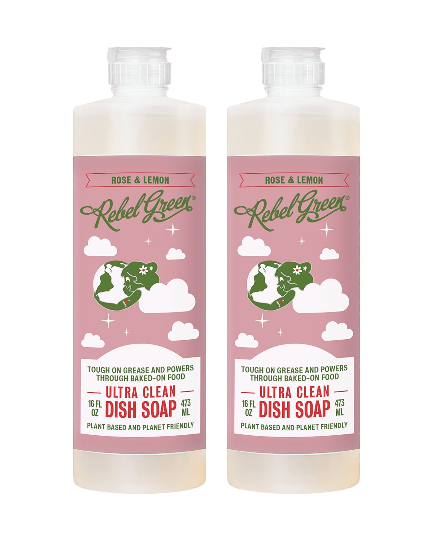 Super Deluxe Dish Soap - Rose Lemon 16 oz (2 pk)