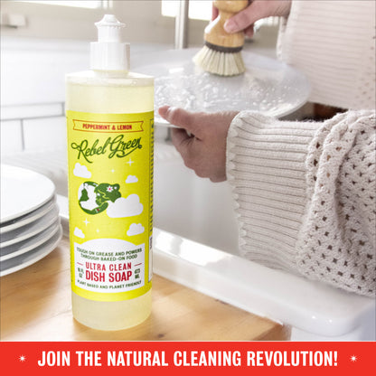 Super Deluxe Dish Soap - Peppermint & Lemon 16 oz (2 pk)