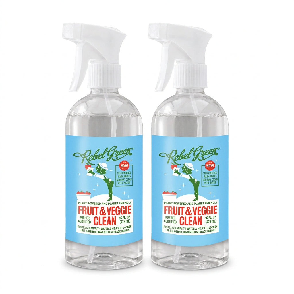Fruit & Veggie Clean - Natural Produce Wash -16oz Spray 2-Pack