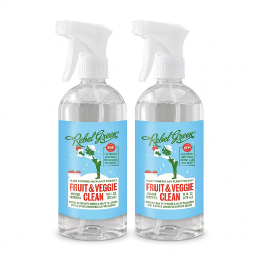 Fruit & Veggie Clean - Natural Produce Wash -16oz Spray 2-Pack