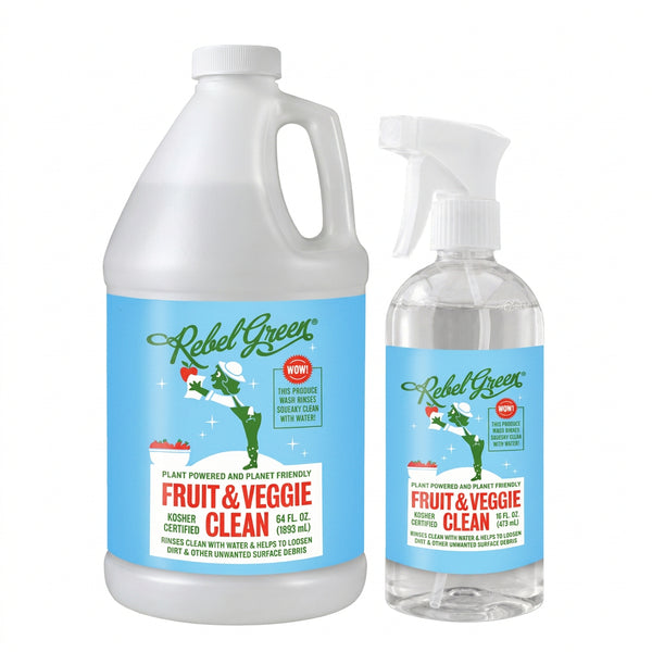 Fruit & Veggie Clean Combo - 64oz Refill + 16oz Spray