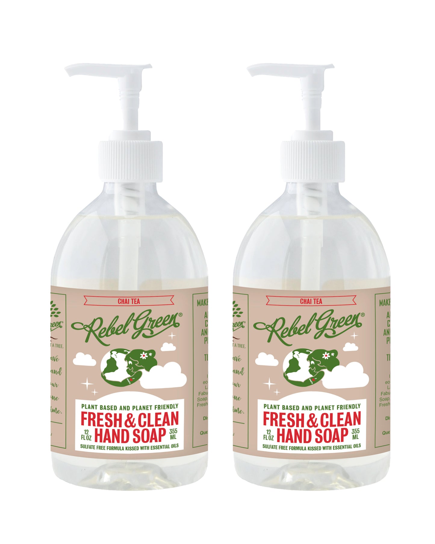 Fresh & Clean Hand Soap - Chai Tea 12 oz (2 pk)