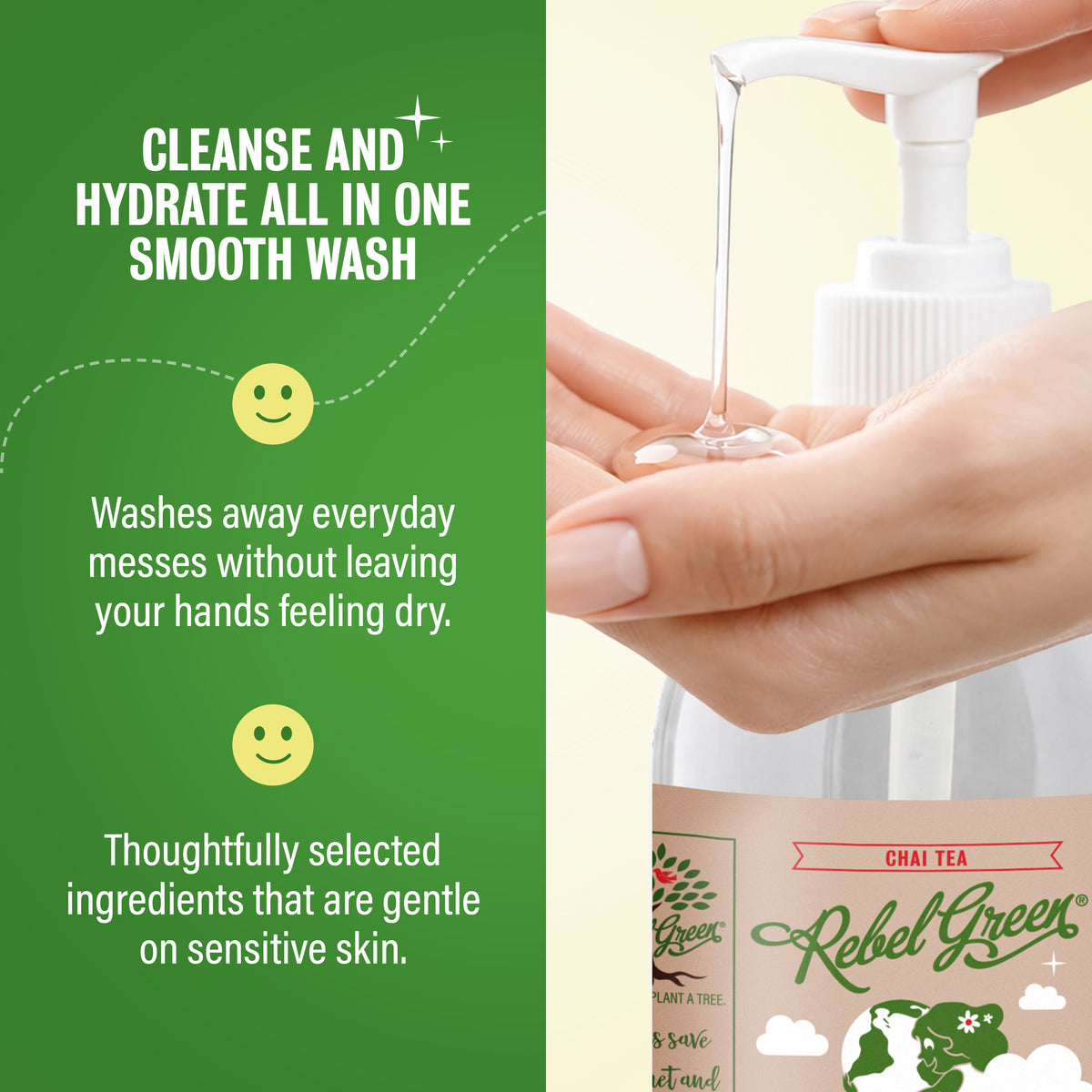 Fresh & Clean Hand Soap - Chai Tea 12oz 2-Pack