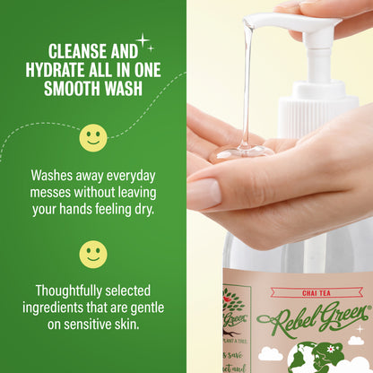 Fresh & Clean Hand Soap - Chai Tea 12oz 2-Pack