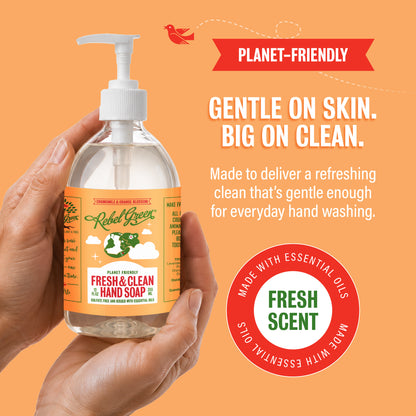 Fresh & Clean Hand Soap - Chamomile & Orange Blossom 12oz 2-Pack