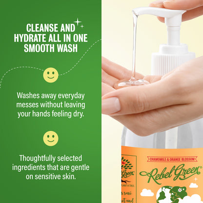 Fresh & Clean Hand Soap - Chamomile & Orange Blossom 12oz 2-Pack