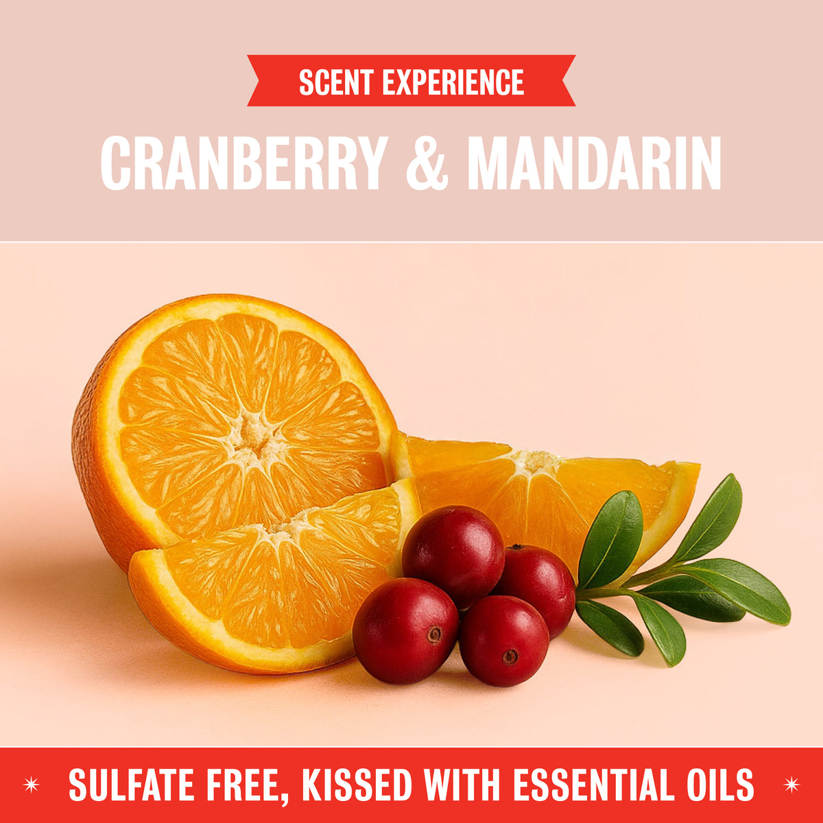 Fresh & Clean Hand Soap - Cranberry & Mandarin 12oz 2-Pack