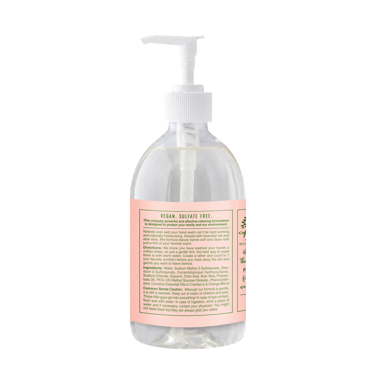 Fresh & Clean Hand Soap - Cranberry & Mandarin 12oz 2-Pack