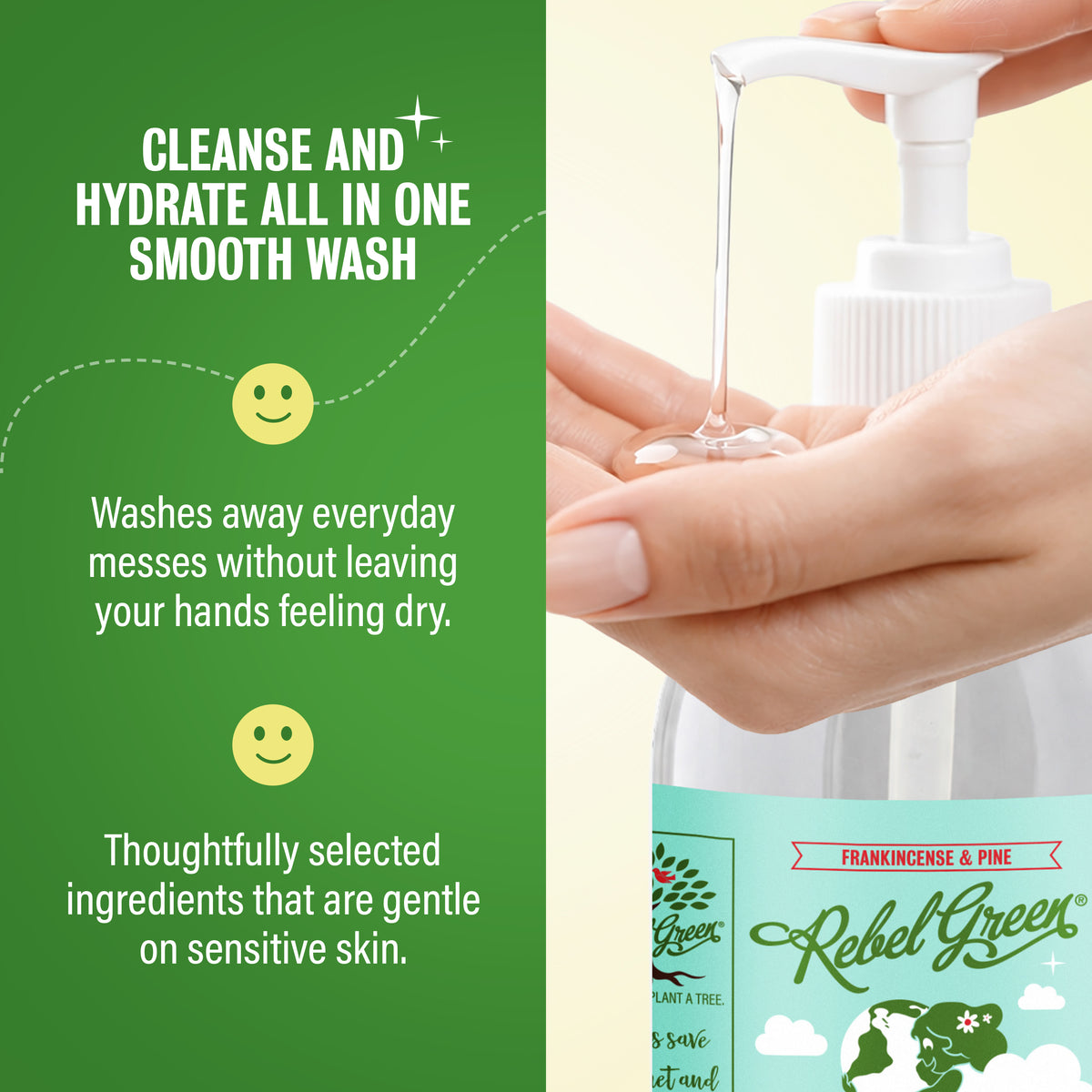 Fresh & Clean Hand Soap - Frankincense & Pine 12oz 2-Pack