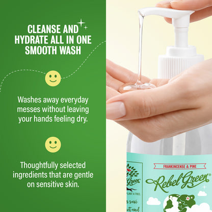 Fresh & Clean Hand Soap - Frankincense & Pine 12oz 2-Pack