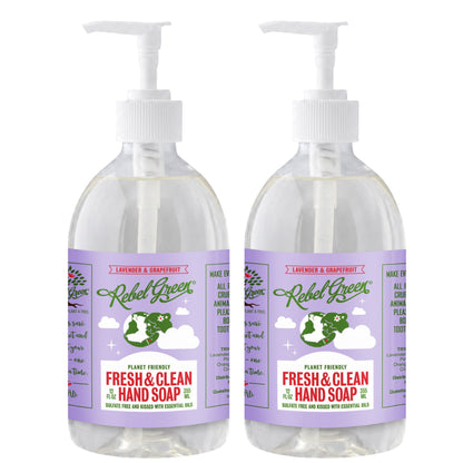 Fresh & Clean Hand Soap - Lavender & Grapefruit 12oz 2-Pack