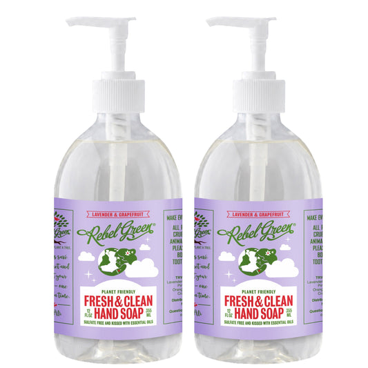 Fresh & Clean Hand Soap - Lavender & Grapefruit 12oz 2-Pack