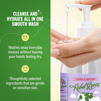 Fresh & Clean Hand Soap - Lavender & Grapefruit 12oz 2-Pack