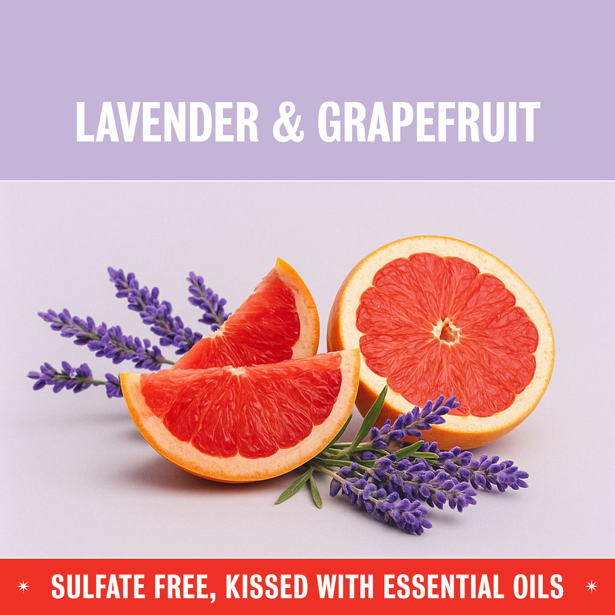 Fresh & Clean Hand Soap - Lavender & Grapefruit 12oz 2-Pack